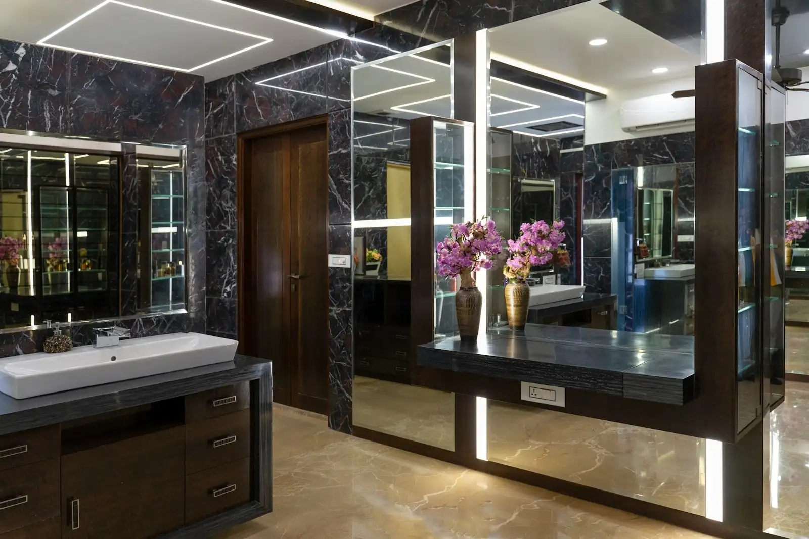 Indian bathroom interior